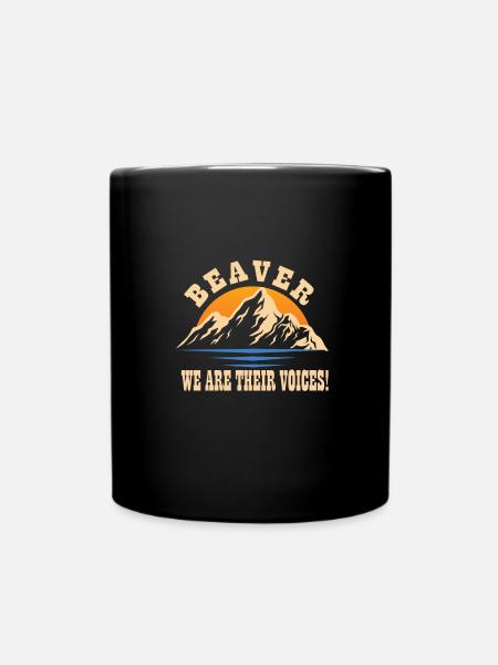 Biber - Tasse einfarbig - Schwarz