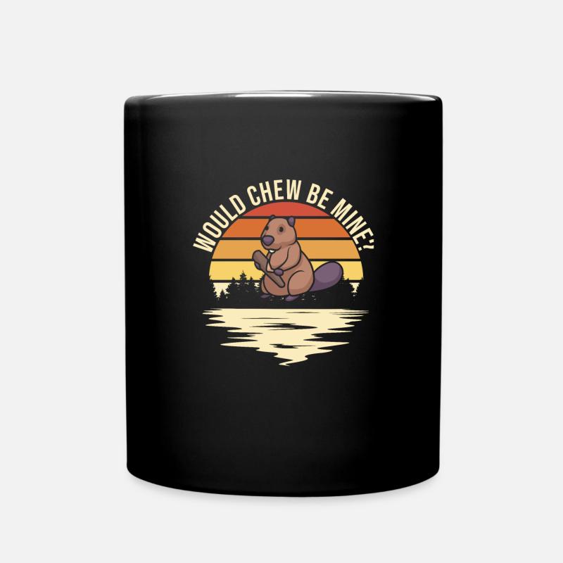 Biber - Tasse einfarbig - Schwarz