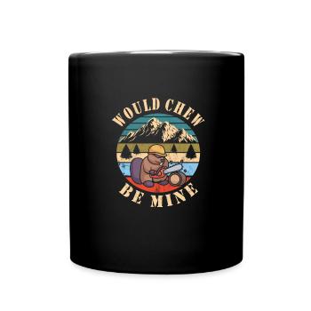 Biber - Tasse einfarbig - Schwarz - Vorne
