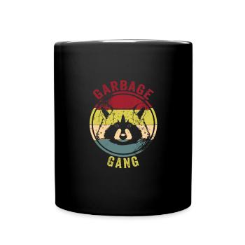 Raton laveur - Mug uni - noir - Devant