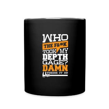 Schlosser - Tasse einfarbig - Schwarz - Vorne