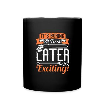 Serrurier Outilleur - Mug uni - noir - Devant