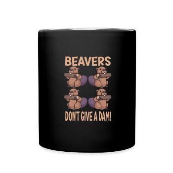 Beaver Nutria - Mug uni - noir - Devant