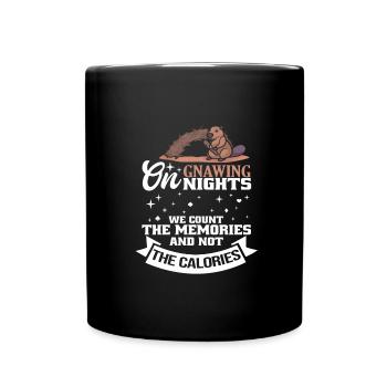 Beaver Nutria - Mug uni - noir - Devant
