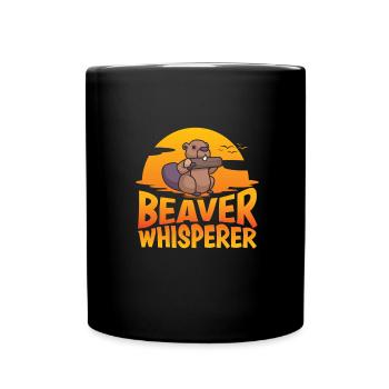 Beaver Nutria - Full Colour Mug - black - Front