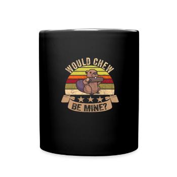 Beaver Nutria - Full Colour Mug - black - Front