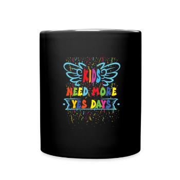 Yes Day Birthday - Full Colour Mug - black - Front