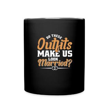 Wedding - Full Colour Mug - black - Front