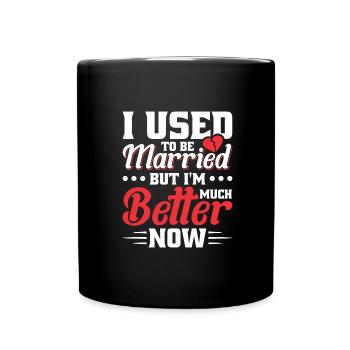 Wedding - Full Colour Mug - black - Front