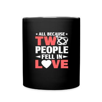 Wedding - Full Colour Mug - black - Front