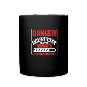 Cornhole - Mug uni - noir - Devant
