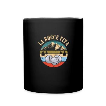 Lyonnaises - Mug uni - noir - Devant
