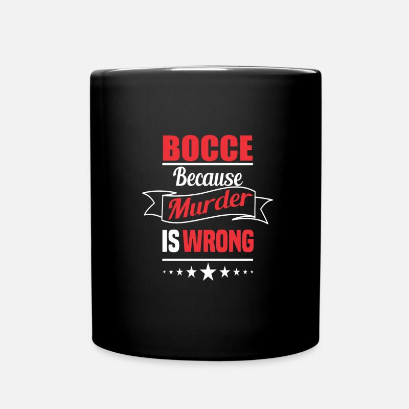 Bocce - Full Colour Mug - black