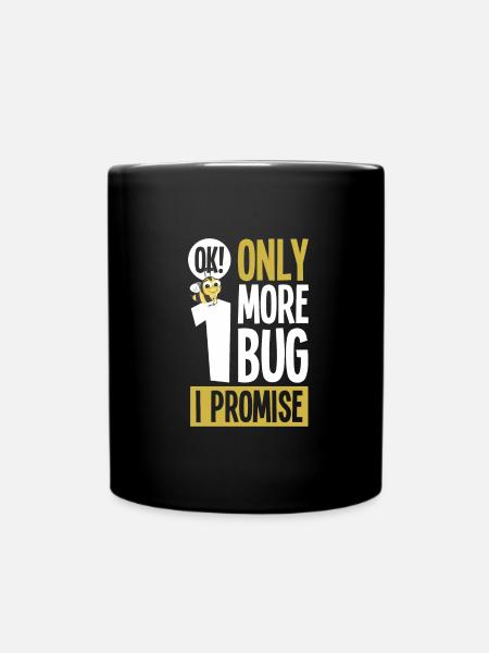 Insekten - Tasse einfarbig - Schwarz