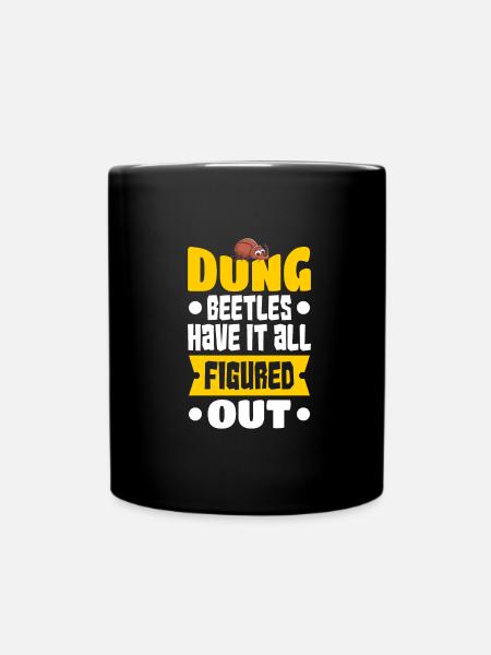 Insekten - Tasse einfarbig - Schwarz