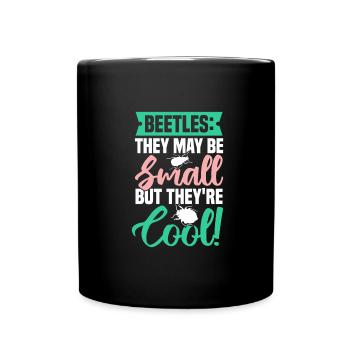 Insekten - Tasse einfarbig - Schwarz - Vorne