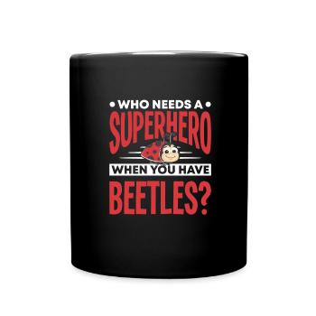 Insekten - Tasse einfarbig - Schwarz - Vorne