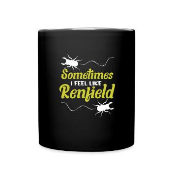 Insekten - Tasse einfarbig - Schwarz - Vorne