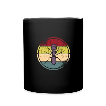 Insekten - Tasse einfarbig - Schwarz - Vorne