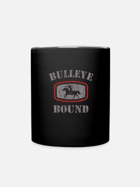 Horseback Archery - Tasse einfarbig - Schwarz