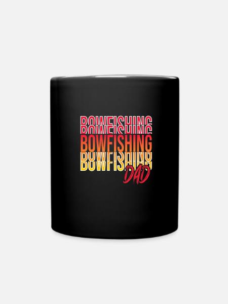 Bowfishing - Tasse einfarbig - Schwarz