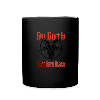 Satan Beelzebub Teufel Gothic Pentagram Mystisch - Tasse einfarbig - Schwarz - Vorne