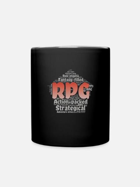Rollenspiel - Tasse einfarbig - Schwarz