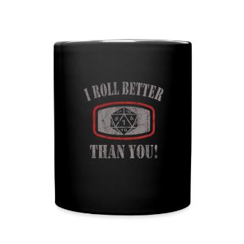 Jeu de rôle - Mug uni - noir - Devant