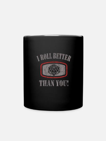 Jeu de rôle - Mug uni - noir