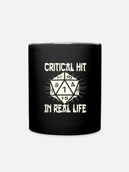 Jeu de rôle - Mug uni - noir
