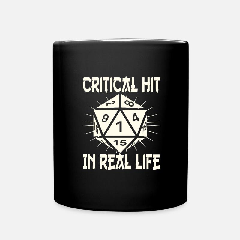 Rollenspiel - Tasse einfarbig - Schwarz