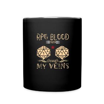 Jeu de rôle - Mug uni - noir - Devant