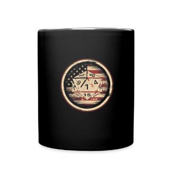 Jeu de rôle - Mug uni - noir - Devant