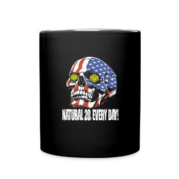 Rollenspiel - Tasse einfarbig - Schwarz - Vorne
