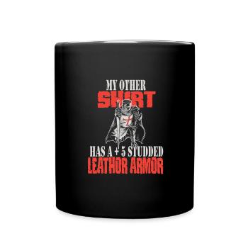 Rollenspiel - Tasse einfarbig - Schwarz - Vorne