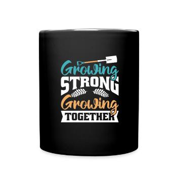 Allotments in the city - Full Colour Mug - black - Front