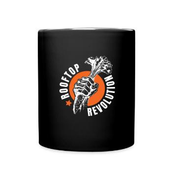 Allotments in the city - Full Colour Mug - black - Front