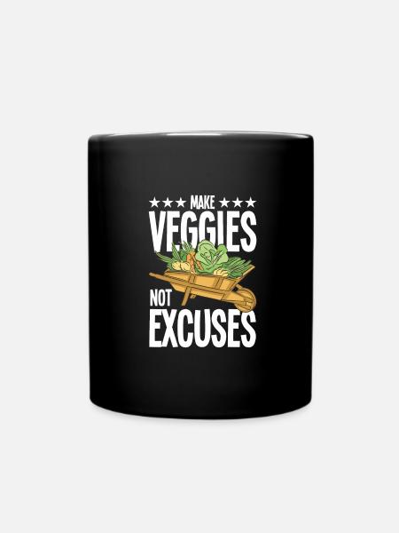 Allotments in the city - Full Colour Mug - black