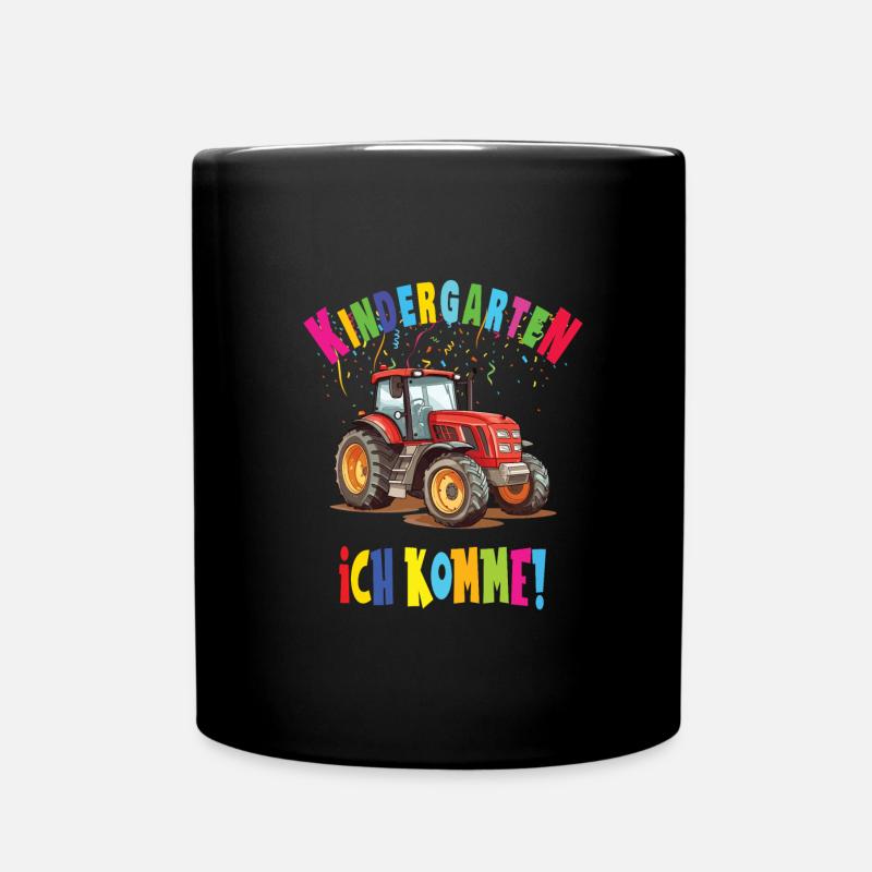Kindergarten - Tasse einfarbig - Schwarz