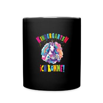 Kindergarten - Tasse einfarbig - Schwarz - Vorne
