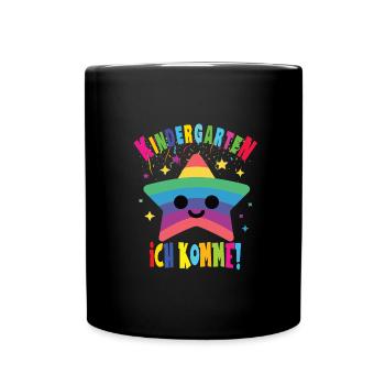 Kindergarten - Tasse einfarbig - Schwarz - Vorne