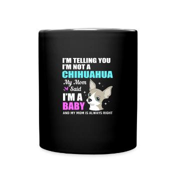 Chihuahua - Mug uni - noir - Devant