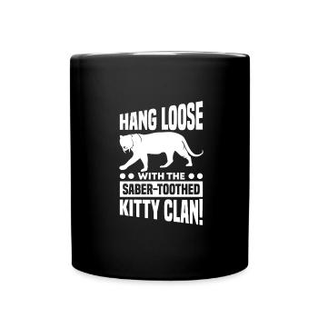 Dino - Tasse einfarbig - Schwarz - Vorne