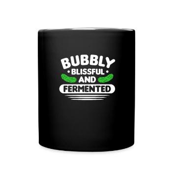 Gurken - Tasse einfarbig - Schwarz - Vorne