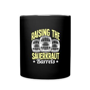 Sauerkraut - Tasse einfarbig - Schwarz - Vorne