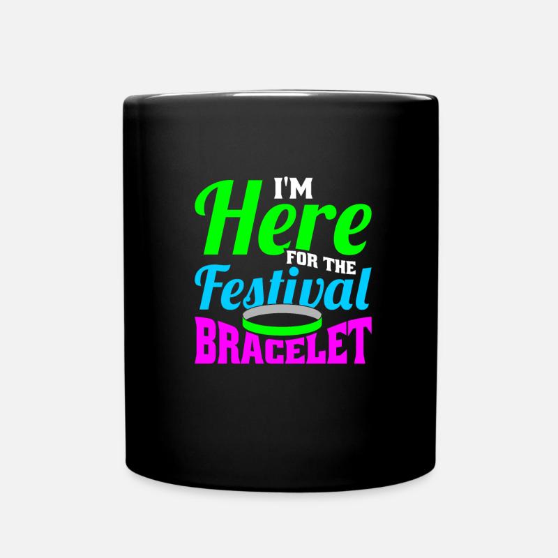 Festival - Tasse einfarbig - Schwarz