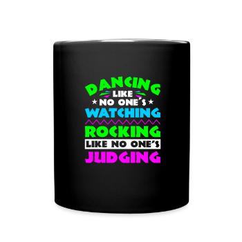Festival - Tasse einfarbig - Schwarz - Vorne