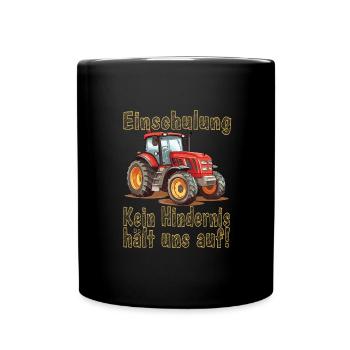 Schulkind - Tasse einfarbig - Schwarz - Vorne