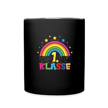 Schulkind - Tasse einfarbig - Schwarz - Vorne