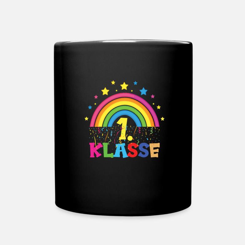 Schulkind - Tasse einfarbig - Schwarz